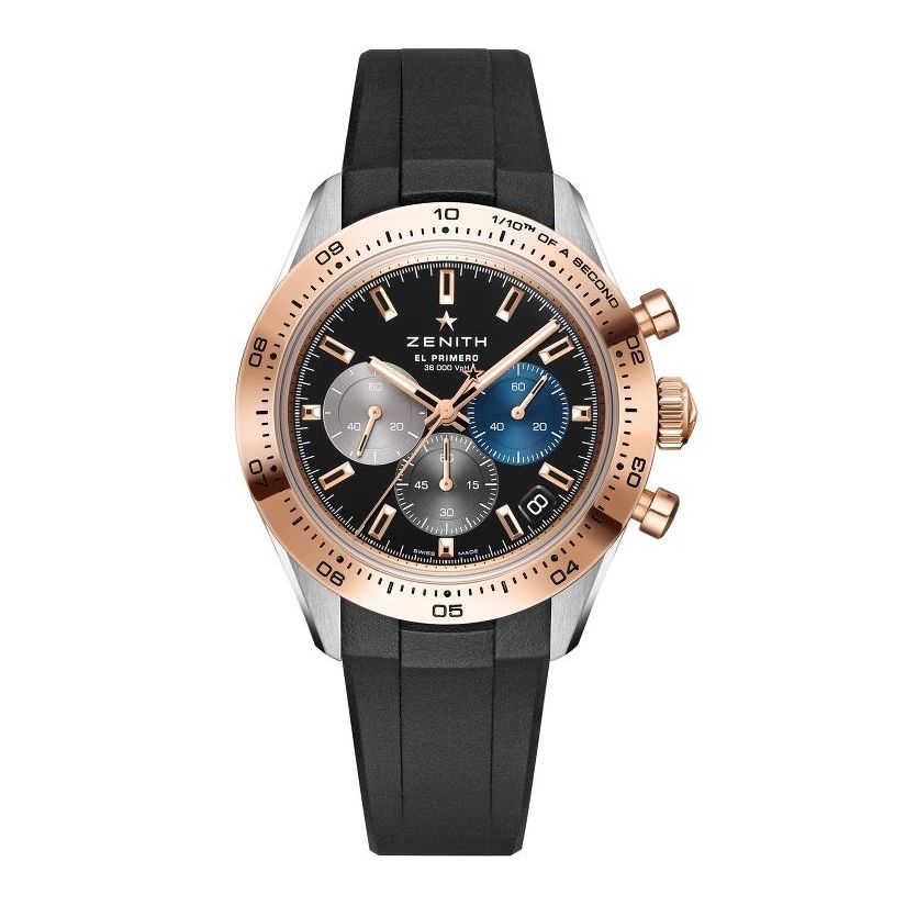 Zenith Chronomaster Sport Stainless Steel - Rose Gold / Black / Rubber