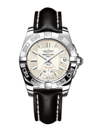 Breitling Galactic 36 Automatic Stainless Steel Stratus Silver Calf