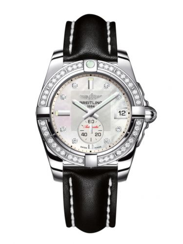 Breitling Galactic 36 Automatic Stainless Steel Diamond Pearl Diamond Calf