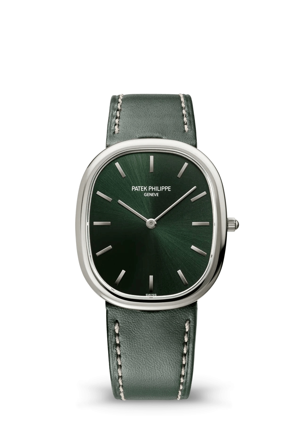 Patek Philippe Golden Ellipse 3738 White Gold / Green