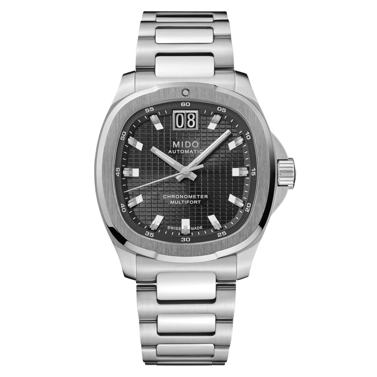 Mido Multifort TV Big Date Chronometer Stainless Steel / Black