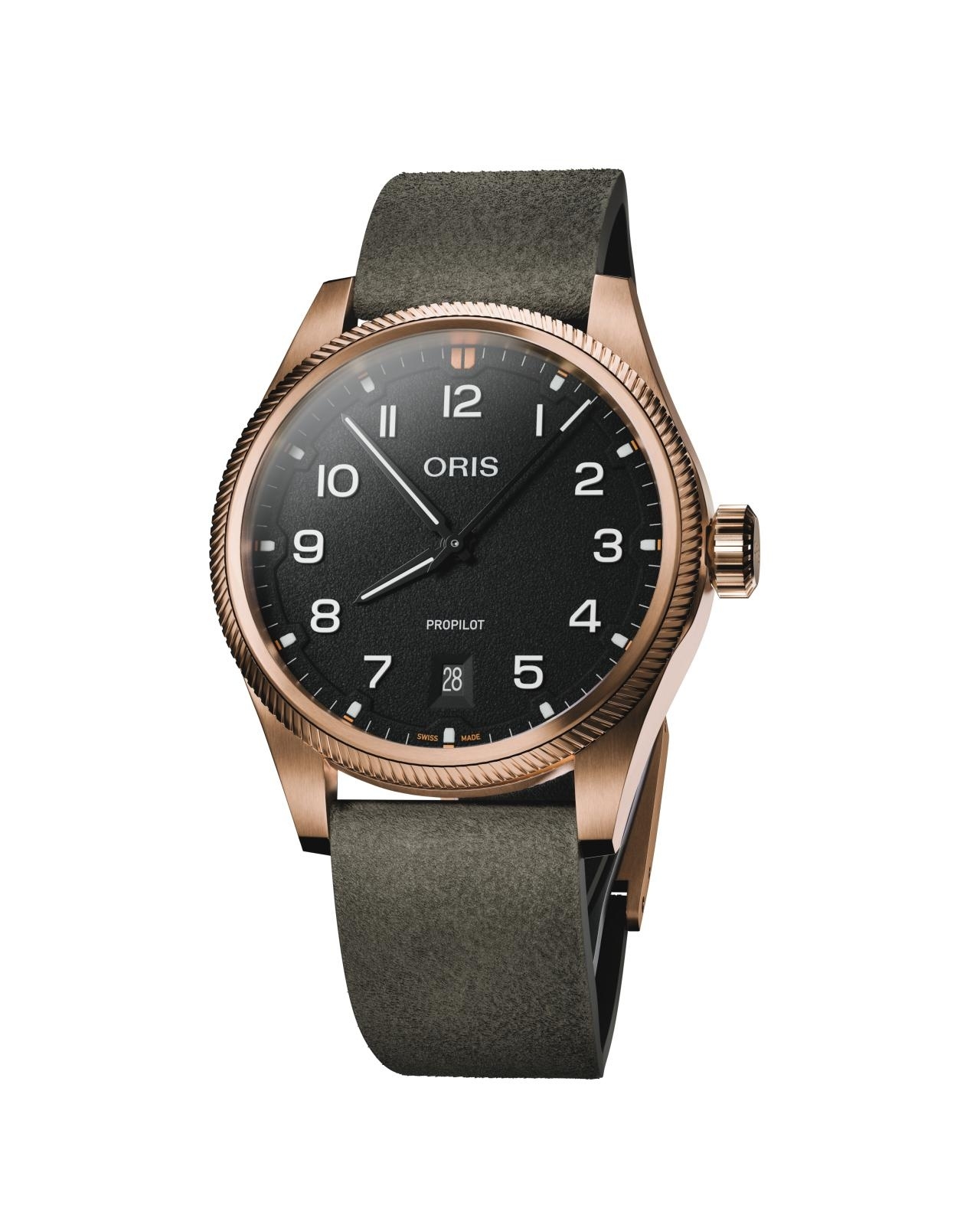 Oris Big Crown ProPilot Date Bronze