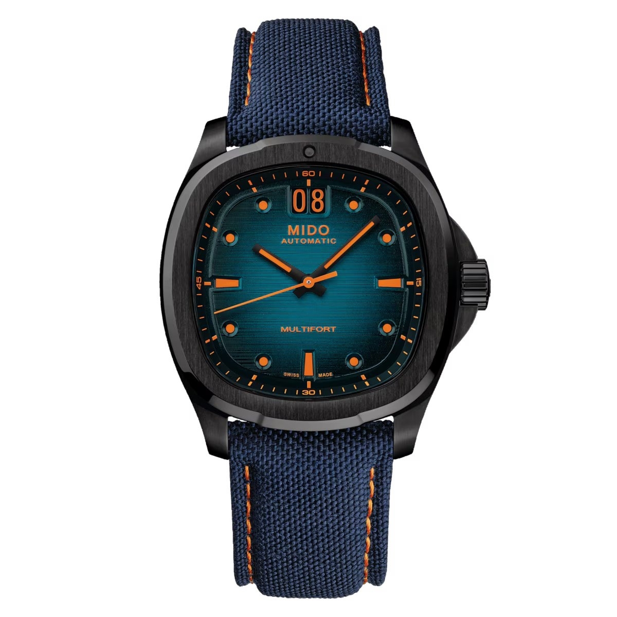 Mido Multifort TV Big Date PVD / Blue