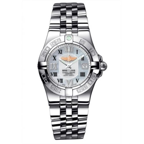 Breitling Galactic 30 MOP Roman Bracelet