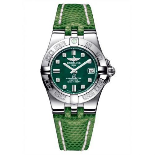 Breitling Galactic 30 Green Diamond Teju