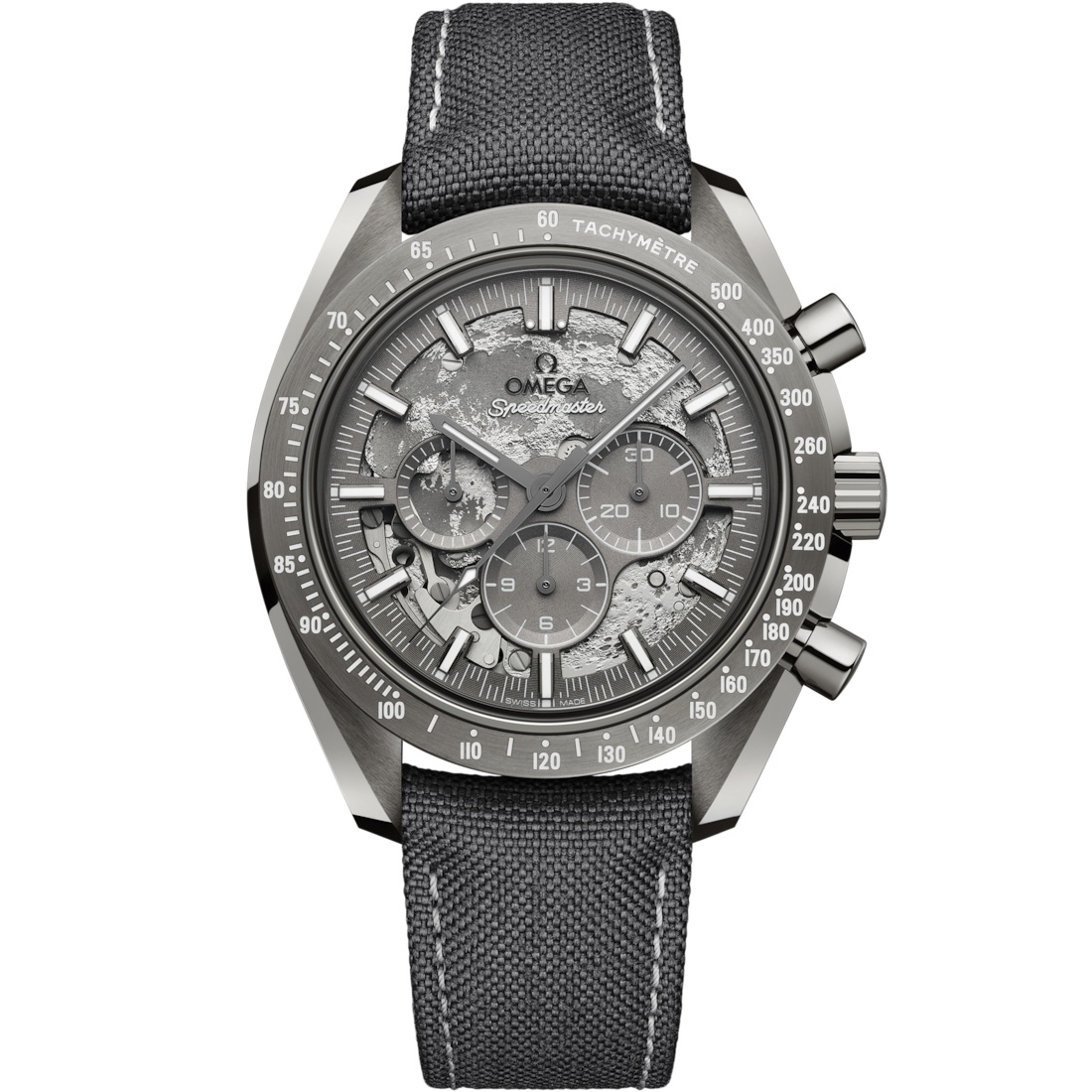 Omega Speedmaster Moonwatch Grey Side of the Moon / Fabric