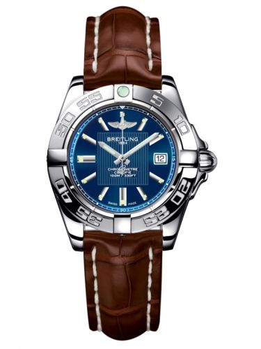 Breitling Galactic 32 Stainless Steel Metallica Blue Croco