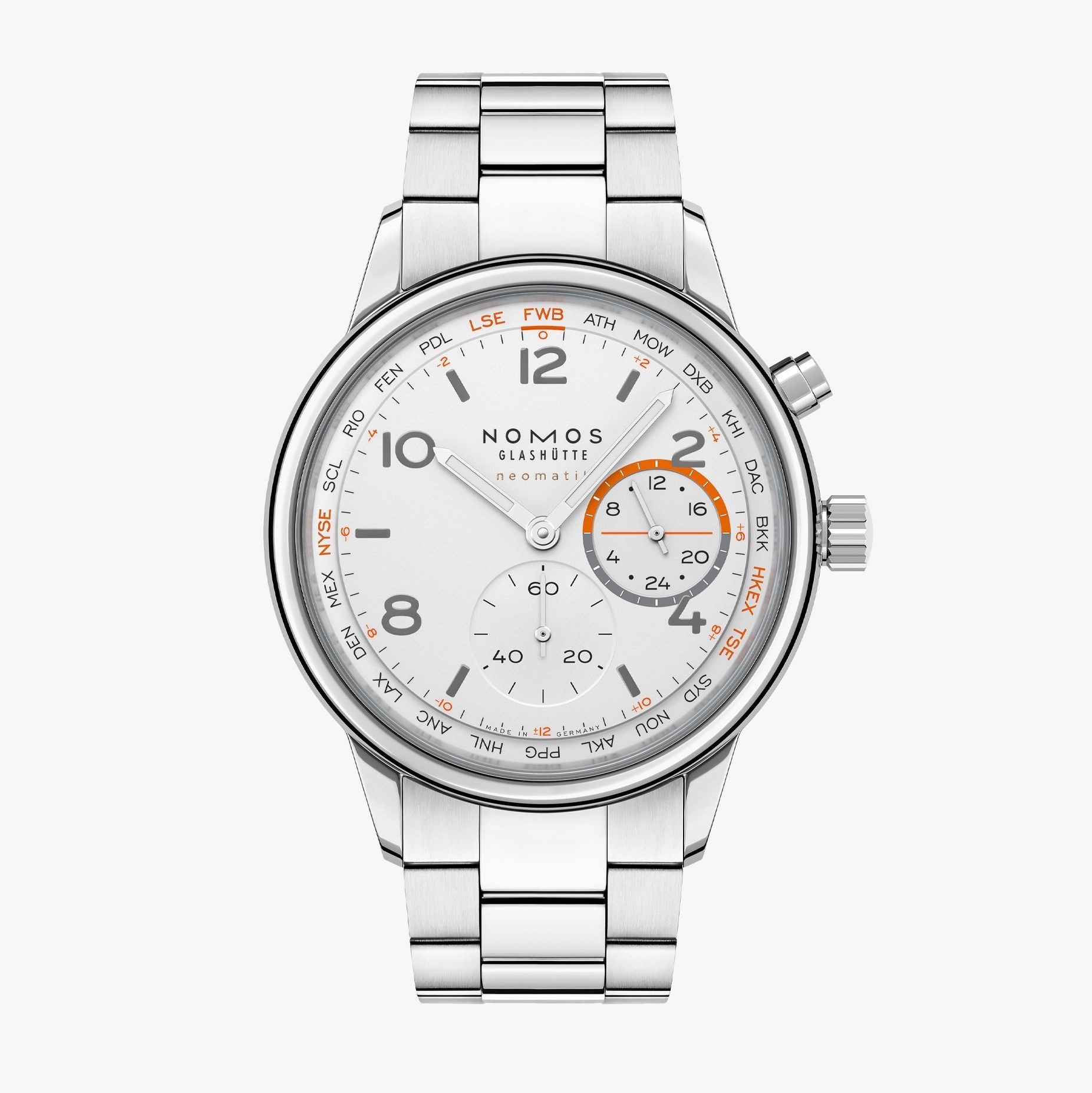 Nomos Glashütte Club Sport Neomatik Worldtimer Edition Handelsblatt