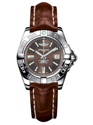 Breitling Galactic 32 Stainless Steel Solar Bronze Croco