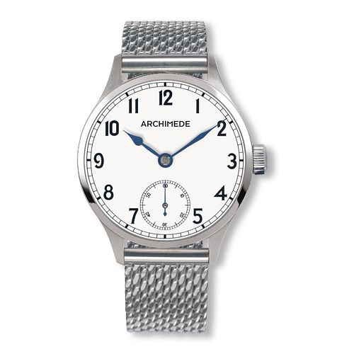 Archimede DeckWatch Stainless Steel Silver Mesh