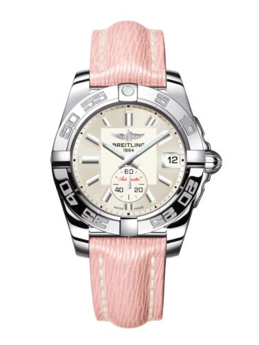 Breitling Galactic 36 Automatic Stainless Steel Stratus Silver Sahara