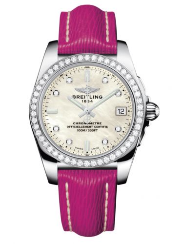 Breitling Galactic 36 Stainless Steel Diamond Pearl Diamond Sahara