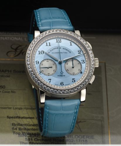 A. Lange & Söhne 1815 Chronograph Diamond MOP blue