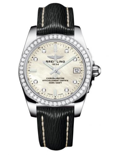 Breitling Galactic 36 Stainless Steel Diamond Pearl Diamond Sahara