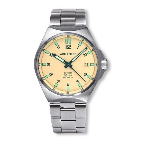 Archimede OutDoor 39 Protect Stainless Steel Cream Bracelet