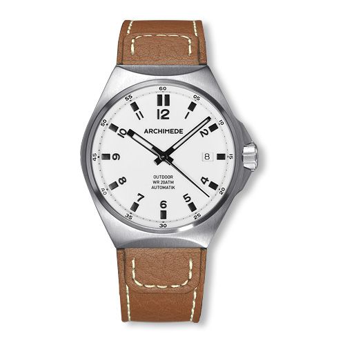 Archimede OutDoor 39 Protect Stainless Steel Lume Leather