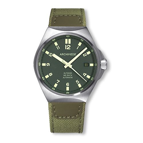 Archimede OutDoor 39 Protect Stainless Steel Green Canvas