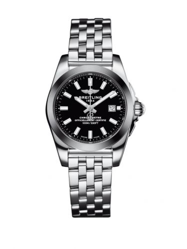 Breitling Galactic 29 Stainless Steel Trophy Black Bracelet