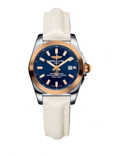 Breitling Galactic 29 Stainless Steel Rose Gold Horizon Blue Sahara