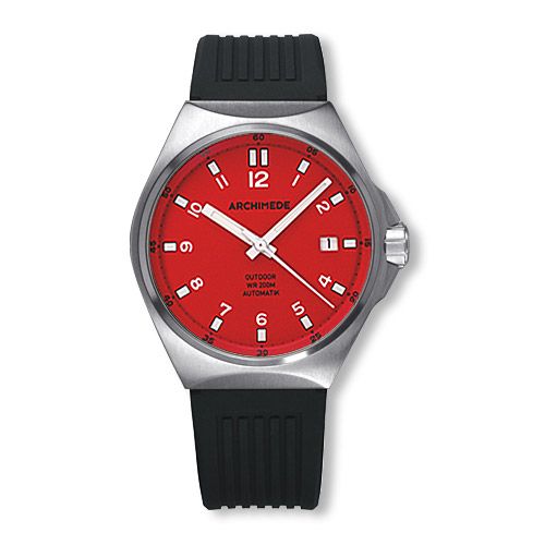 Archimede OutDoor 39 Protect Stainless Steel Red Rubber