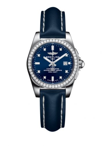 Breitling Galactic 29 Stainless Steel Diamond Horizon Blue Diamond Calf