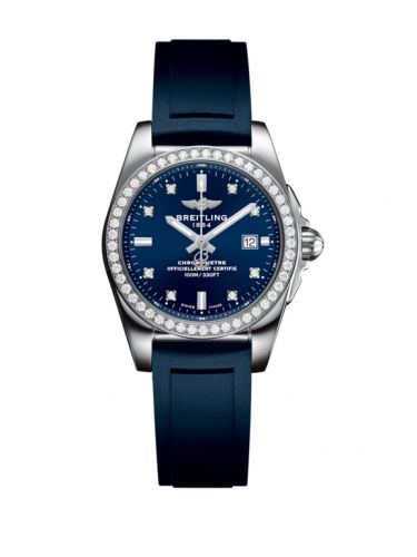 Breitling Galactic 29 Stainless Steel Diamond Horizon Blue Diamond Rubber