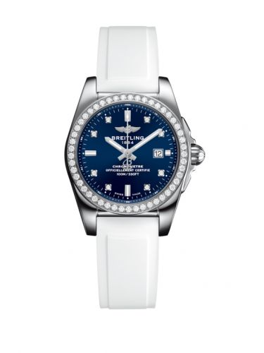 Breitling Galactic 29 Stainless Steel Diamond Horizon Blue Diamond Rubber