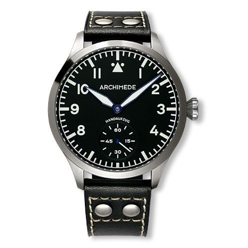Archimede Pilot 45 KS Stainless Steel Black