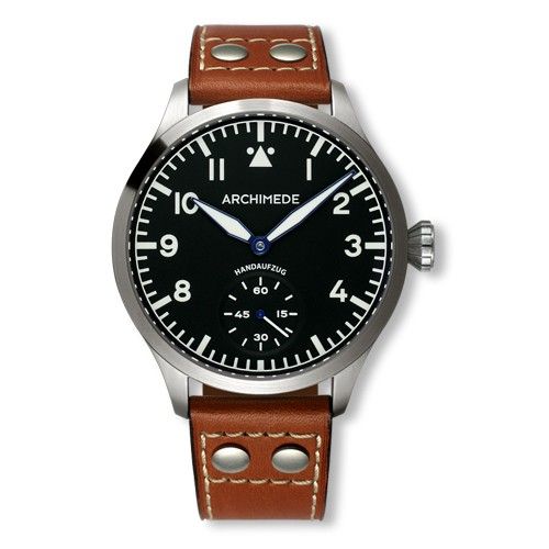 Archimede Pilot 45 KS Stainless Steel Black