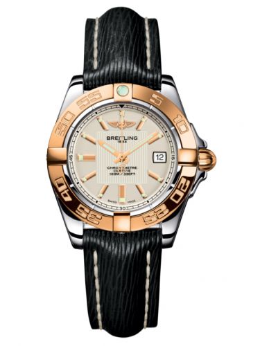 Breitling Galactic 32 Stainless Steel Rose Gold Sierra Silver Sahara
