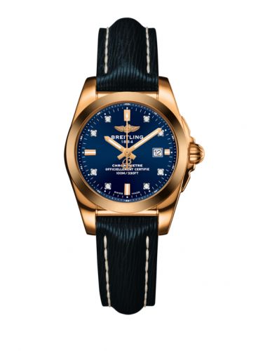 Breitling Galactic 29 Rose Gold Horizon Blue Diamond Sahara