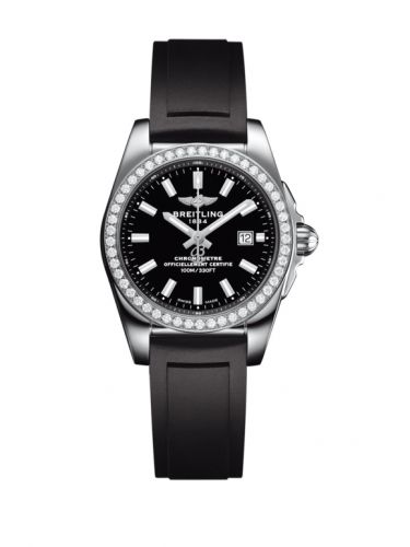 Breitling Galactic 29 Stainless Steel Diamond Trophy Black Rubber