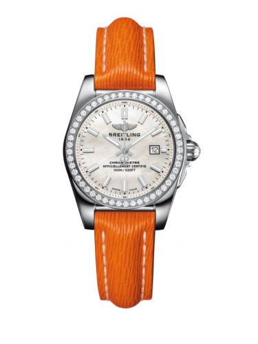 Breitling Galactic 29 Stainless Steel Diamond Pearl Sahara