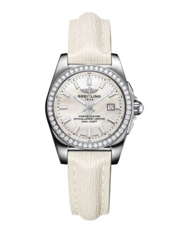 Breitling Galactic 29 Stainless Steel Diamond Pearl Sahara