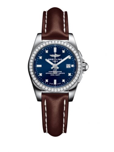 Breitling Galactic 29 Stainless Steel Diamond Horizon Blue Diamond Calf