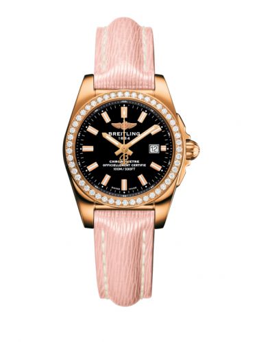 Breitling Galactic 29 Rose Gold Diamond Trophy Black Sahara