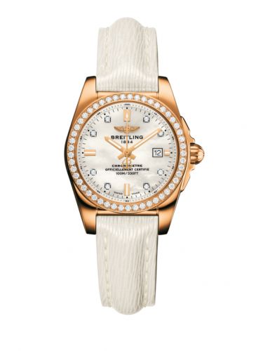Breitling Galactic 29 Rose Gold Diamond Pearl Diamond Sahara