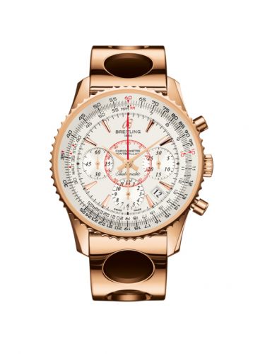 Breitling Montbrillant 01 Red Gold Mercury Silver Air Racer