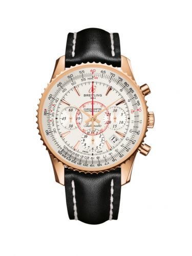 Breitling Montbrillant 01 Red Gold Mercury Silver Calf