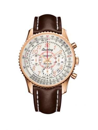 Breitling Montbrillant 01 Red Gold Mercury Silver Calf
