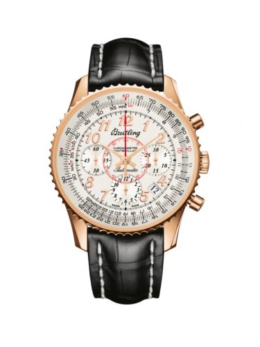 Breitling Montbrillant 01 Red Gold Mercury Silver Croco