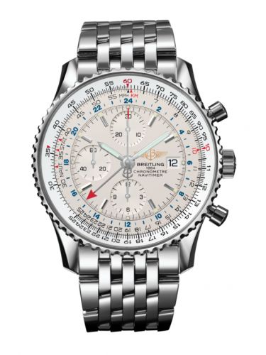 Breitling Navitimer World Stainless Steel Silver Bracelet
