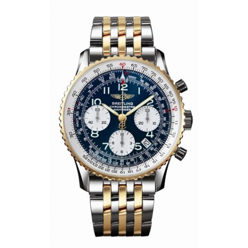 Breitling Navitimer Two Tone Blue Arabic