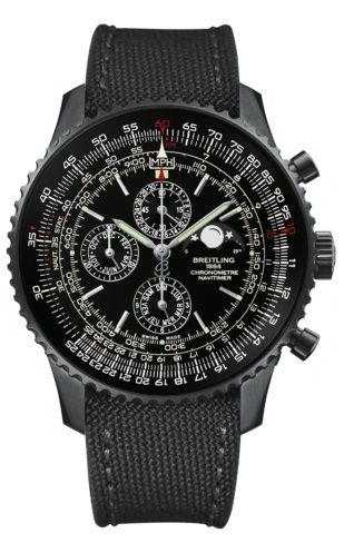 Breitling Navitimer 1461 48 Blacksteel Black Military Pin