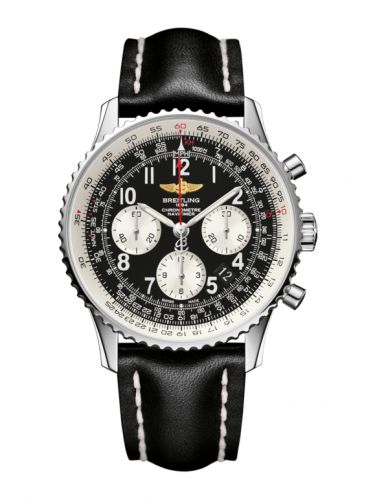Breitling Navitimer 01 43 Stainless Steel Black Arabic Calf Pin