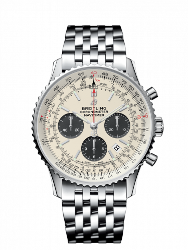 Breitling Navitimer 1 B01 Chronograph 43 Stainless Steel Silver Bracelet