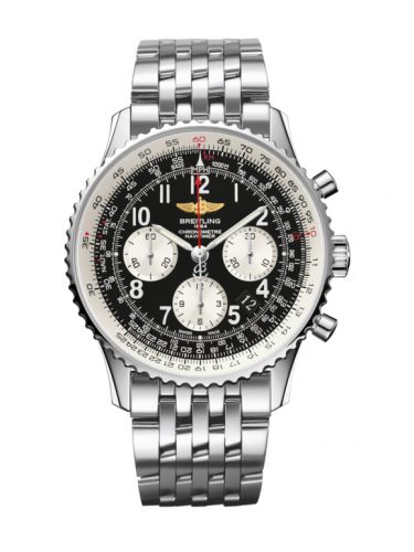 Breitling Navitimer 01 43 Stainless Steel Black Arabic Bracelet