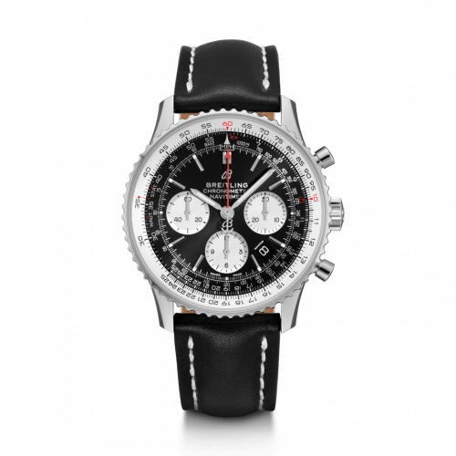 Breitling Navitimer 1 B01 Chronograph 43 Stainless Steel Black Calf Pin