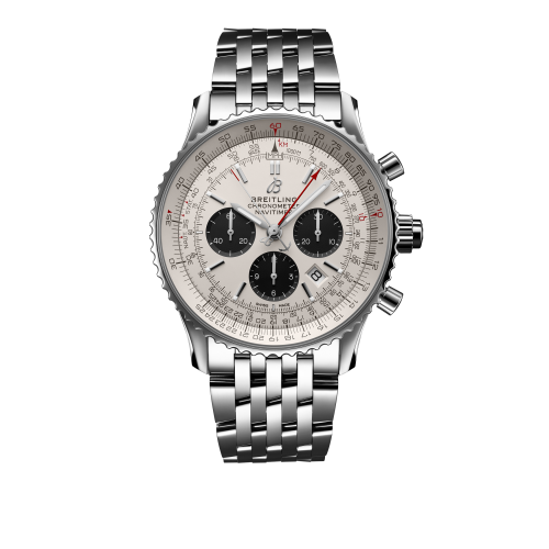 Breitling Navitimer Rattrapante Stainless Steel Silver Bracelet