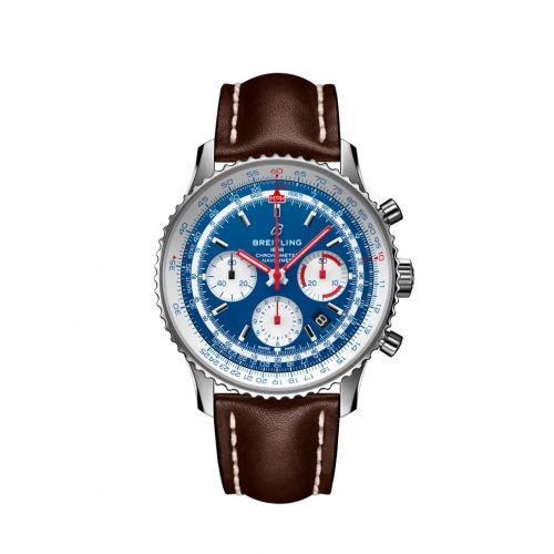 Breitling Navitimer 1 B01 Chronograph 43 Stainless Steel Airline Editions American Airlines Calf Pin
